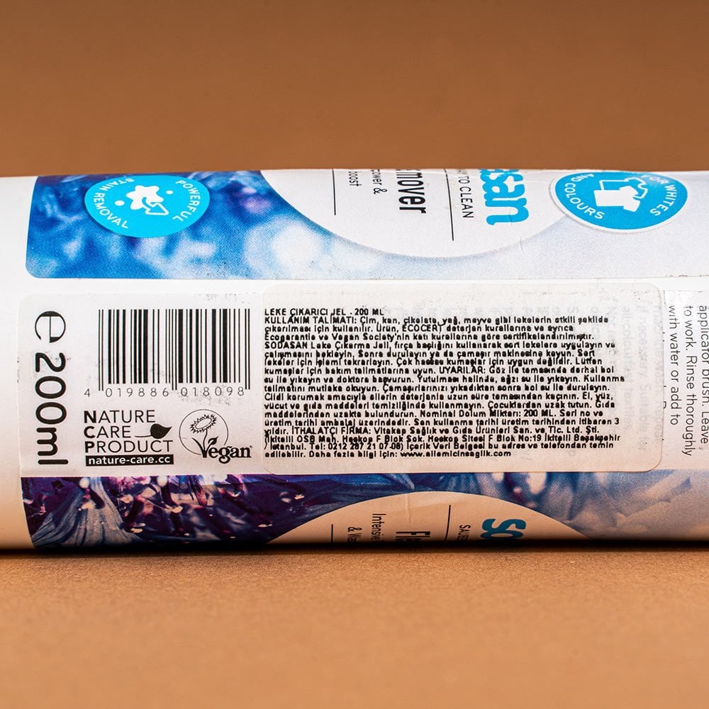 Sodasan Organik Leke Çıkarıcı