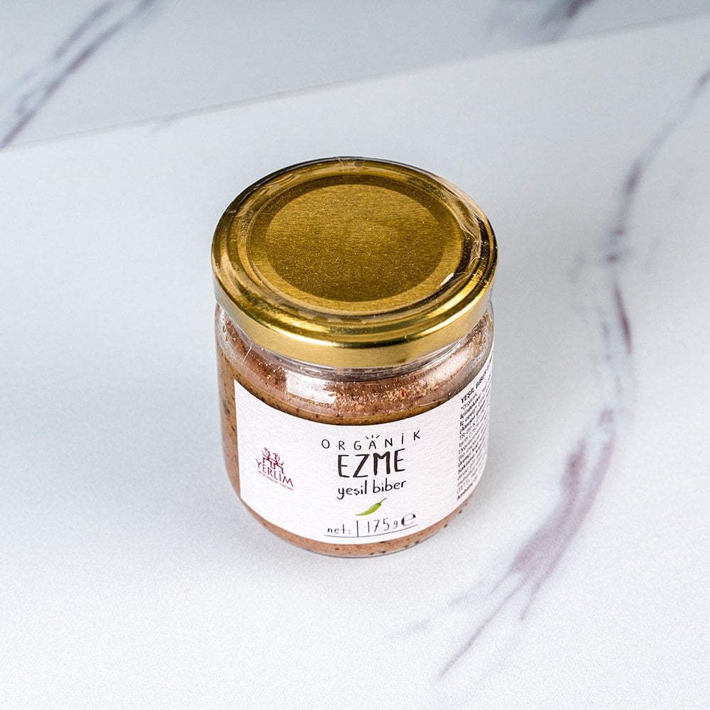 Yerlim Organik Yeşil Biber Ezmesi