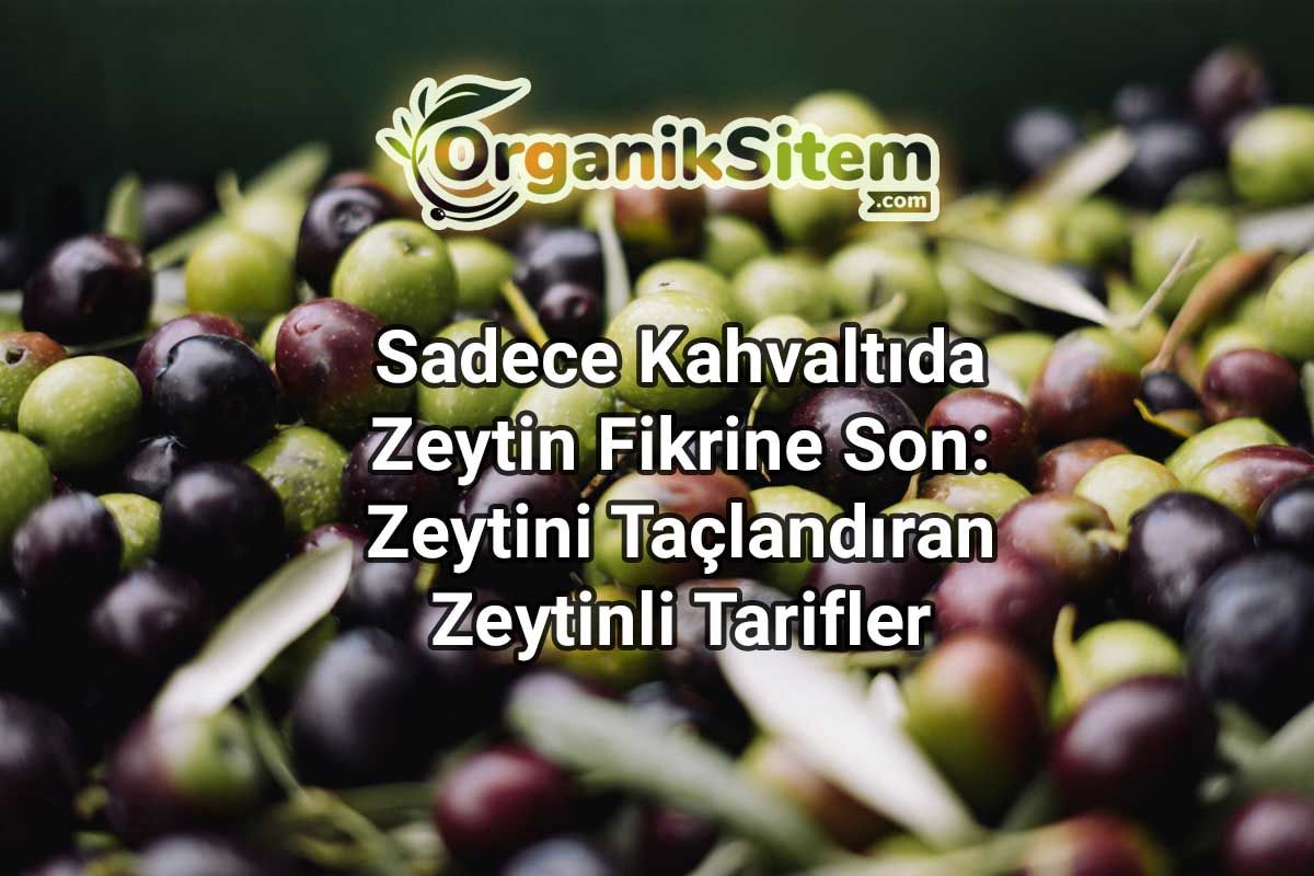 Sadece Kahvaltıda Zeytin Fikrine Son: Zeytini Taçlandıran Zeytinli Tarifler