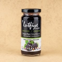 Lutfiye Organik Böğürtlen Marmelatı Cam Kavanoz 280 Gr