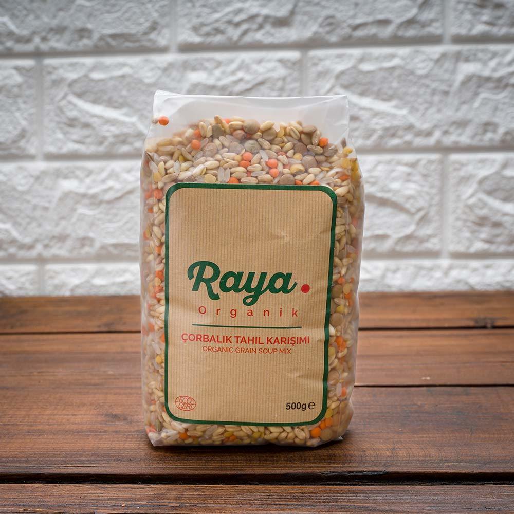 Raya Organik Çorbalık Tahıl Karışımı 500 Gr