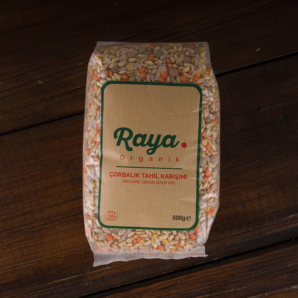 Raya Organik Çorbalık Tahıl Karışımı 500 Gr