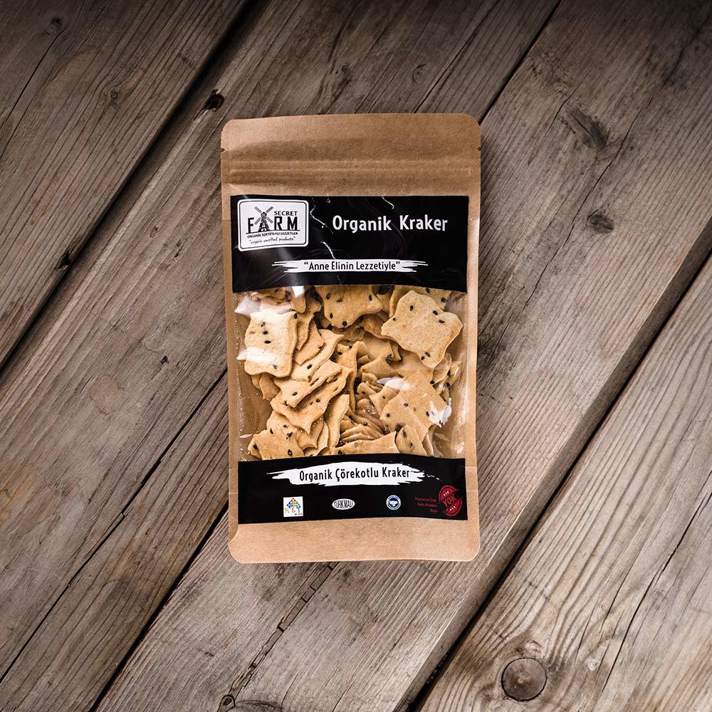 Secret Farm Organik Kraker Çörekotlu 100 Gr
