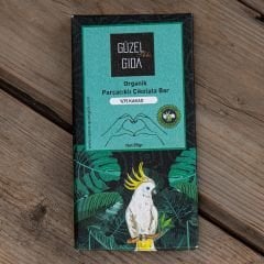 Güzel Ada Organik Parçacıklı Ham Çikolata %75 Kakao