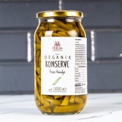 Yerlim Organik Taze Fasulye Konservesi 1000 Gr