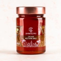 Şahbaz Çaylı Organik Kestane Balı 450 g görseli.