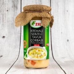 Zel Kremalı Sebzeli Tavuk Çorbası 480ml
