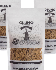 Gluno Glutensiz Karabuğday Eriştesi 3'lü 450 gr
