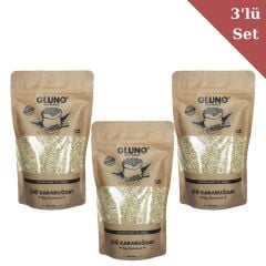Gluno Glutensiz Çiğ Karabuğday 500 gx3 Set