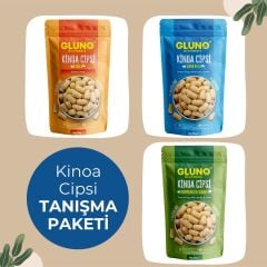 Gluno Glutensiz Kinoa Cipsi Tanışma Paketi